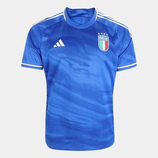 Shirt Italy Home 2023-2024 incl. Set di toppe della Nations League