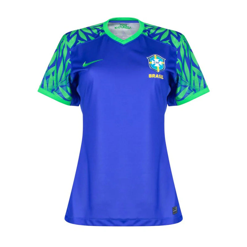 Shirt Brazil Away Vrouwelijk 23/24 Blu