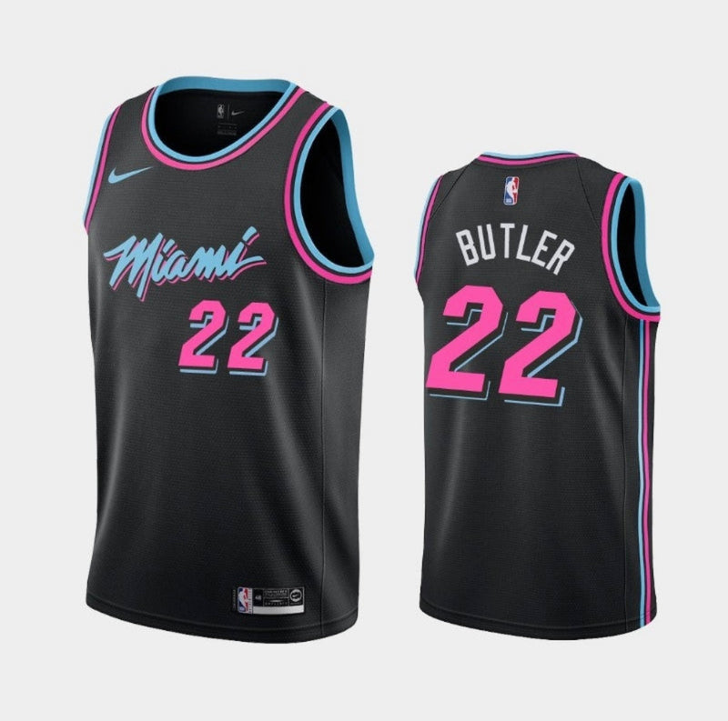 Shirt nera and rosa NBA Miami Heat – Butler