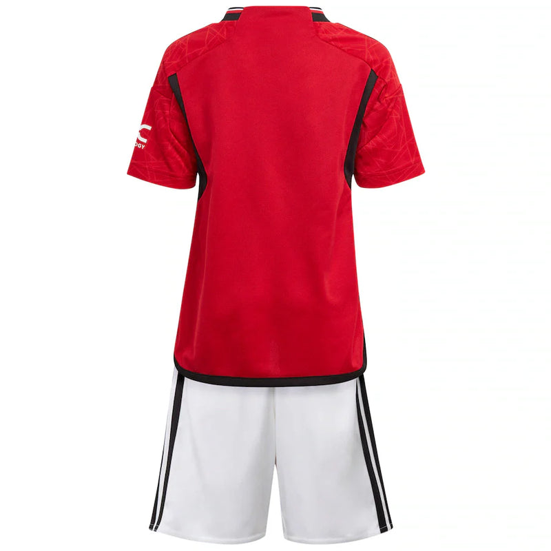 T-shirt and Shorts per Kind Manchester United Home 23/24