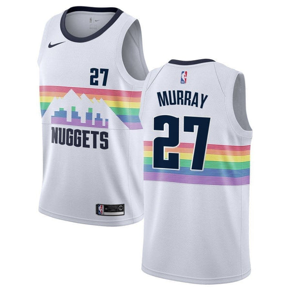 Shirt NBA - Denver Nuggets Branca City - Murray #27