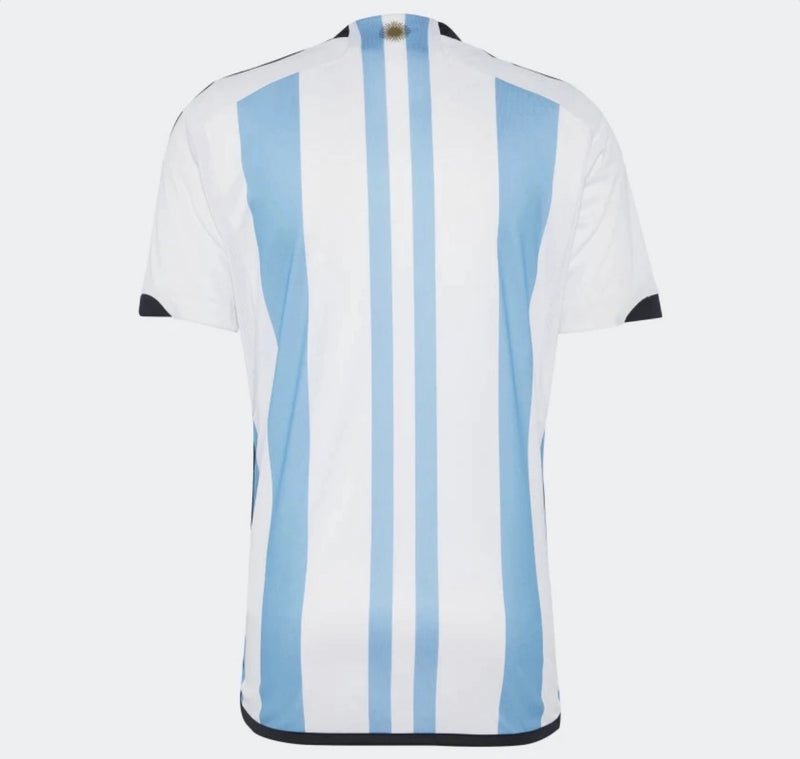 SHIRT ARGENTINA Home - 3 STELLE - 22/23 - CON TOPPA DEL CAMPIONE DELLA COPPA DEL MONDO