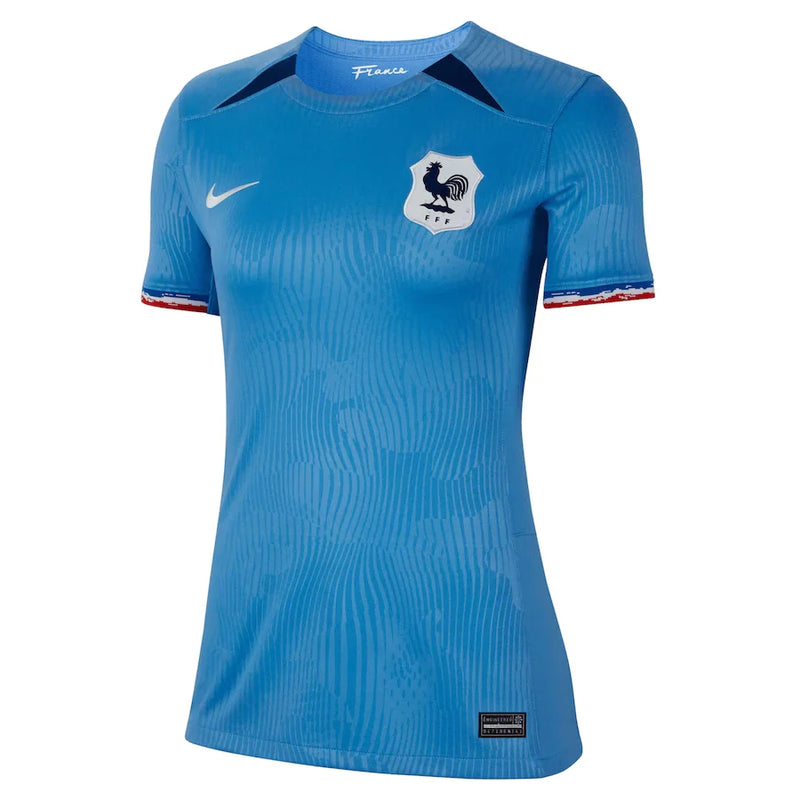 Shirt France Home Vrouwelijk 23/24 Blu