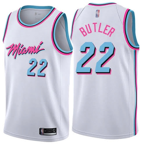 Shirt NBA Miami Heat bianca and rosa – Butler #22