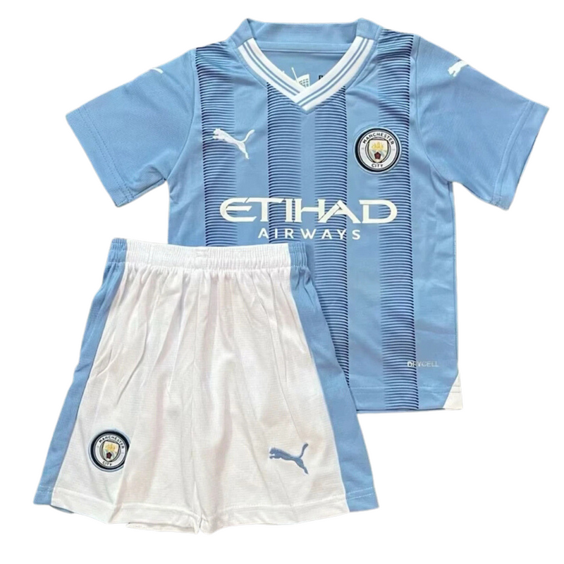 T-shirt and Shorts per Kind Manchester City Home 23/24