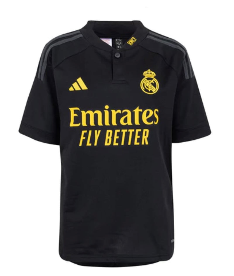 T-shirt and Shorts Kind Real Madrid Third 23/24 - Patch La Liga + CWC