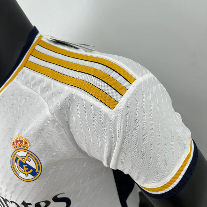 Real Madrid Home Shirt White Men's 23/24 Player - with CWC and UCL patch