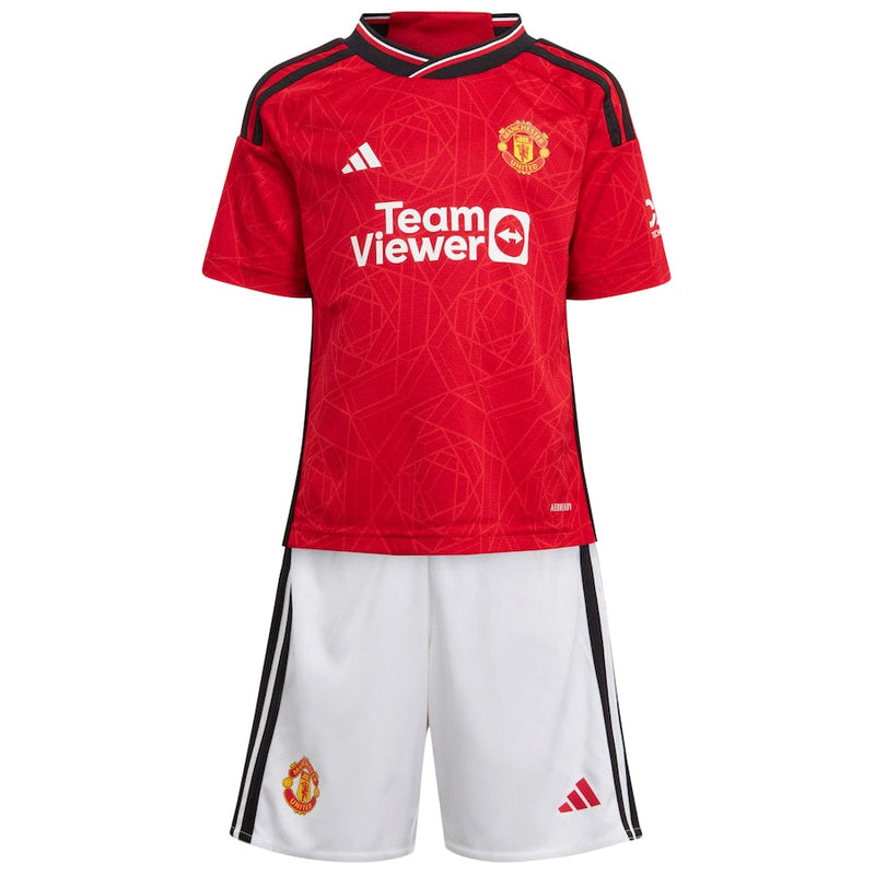 T-shirt and Shorts per Kind Manchester United Home 23/24